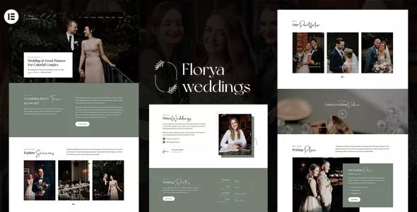 Florya - Wedding and Event Planner Elementor WordPress Theme v2.2.4