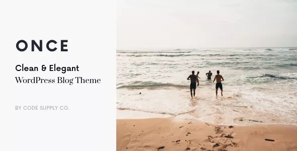 Once - Clean &amp; Elegant WordPress Blog Theme v1.2.5