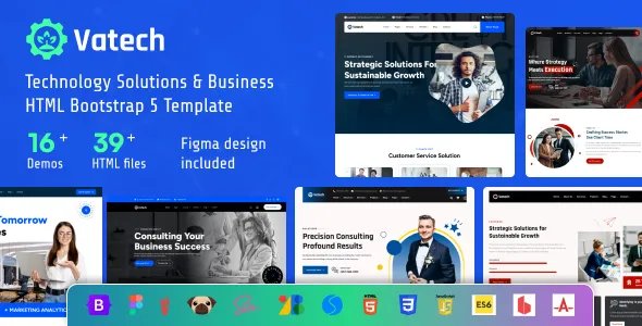 Vatech - Technology Solutions &amp; Business HTML Template