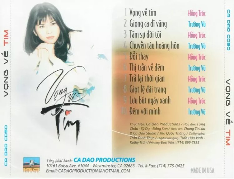 Trường Vũ &amp; Hồng Trúc - Vọng Về Tim 2003