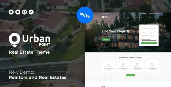UrbanPoint v1.7 - House Selling &amp; Rental WordPress Theme