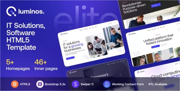 Luminos - IT Solutions &amp; Technology HTML Template v1.0.1