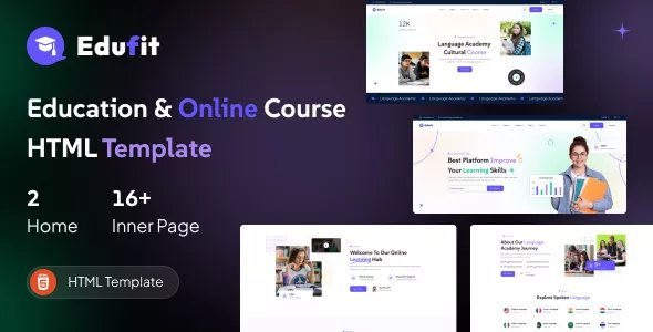 Edufit - Education &amp; Online Course HTML Template