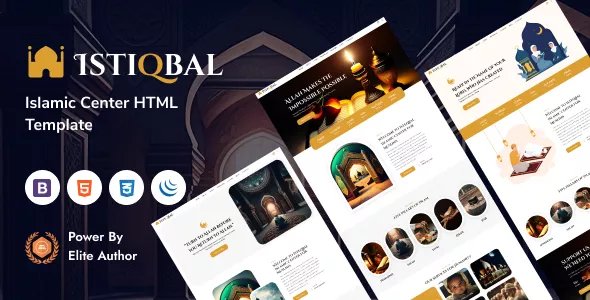 Istiqbal - Islamic Centre &amp; Mosque HTML5 Template