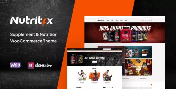 Nutritix - Supplement &amp; Nutrition WooCommerce Theme v1.2.1