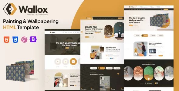 Wallox - Painting &amp; Wallpapering HTML Template