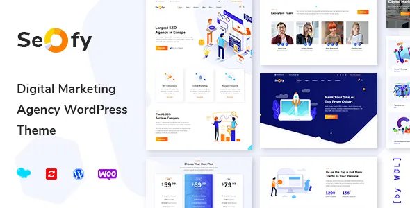 Seofy - Digital &amp; Marketing WordPress Theme v1.6.11