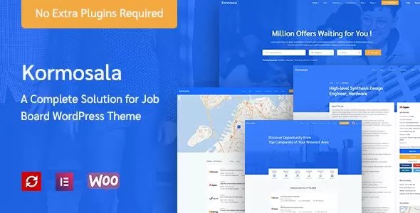 Kormosala - Job Board WordPress Theme v1.0.56