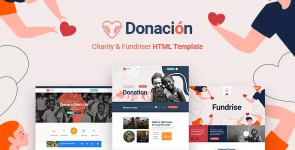 Donacion - Fundraising &amp; Charity HTML5 Template