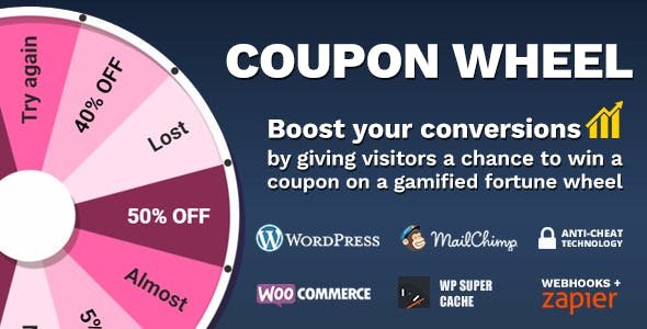 Coupon Wheel v3.3.2 - For WooCommerce and WordPress