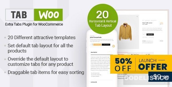 TabWoo v1.0.2 - Custom Product Tabs for WooCommerce