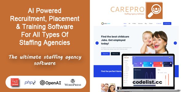 CarePro - AI Recruitment &amp; Staffing Agency Software - 22 July 2024 - nulled