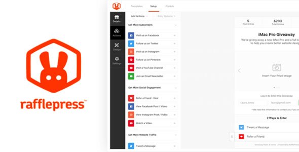 RafflePress Pro v1.4.0 - The Best WordPress Giveaway Plugin
