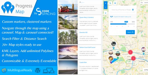 Progress Map Wordpress Plugin v5.6.1
