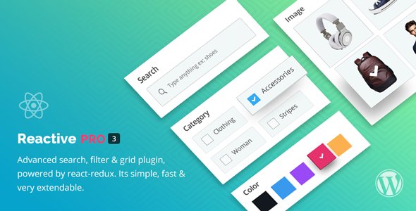 Reactive Pro v4.0.8 - Advanced Search Filter Map & Grid
