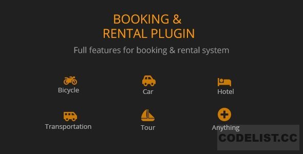 BRW v1.1.9 - Booking Rental Plugin WooCommerce