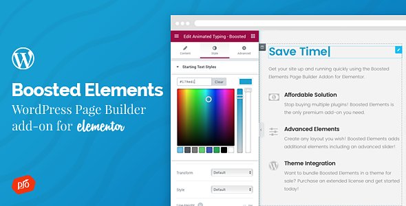 Boosted Elements v3.4 - Builder Add-on for Elementor