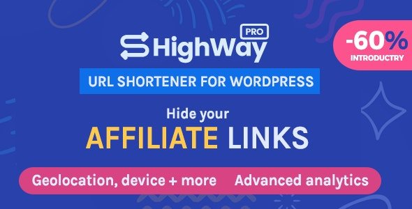 HighWayPro v1.5.2 - Ultimate URL Shortener & Link Cloaker for WordPress