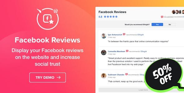 Facebook Reviews v1.2.0 - Facebook Reviews plugin