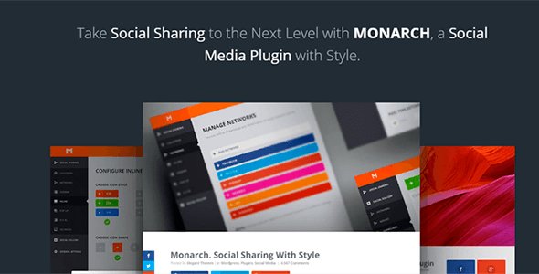 Monarch v1.4.13 - A Better Social Sharing WP Plugin
