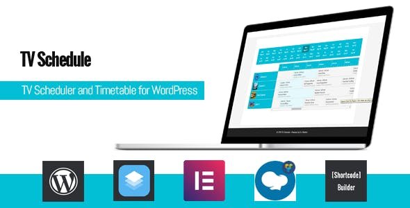 TV Schedule and Timetable for WordPress v1.1