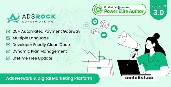 AdsRock v3.2 - Ads Network & Digital Marketing Platform - nulled