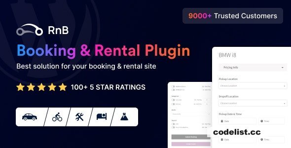RnB v18.0.5 - WooCommerce Booking &amp; Rental Plugin