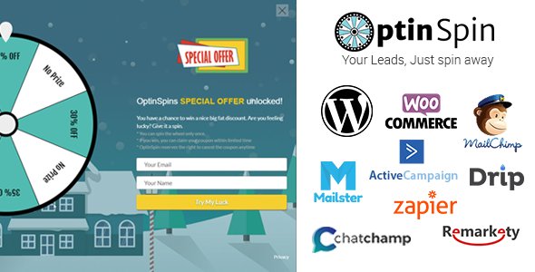 OptinSpin v2.1.7 - Fortune Wheel Integrated With WordPress