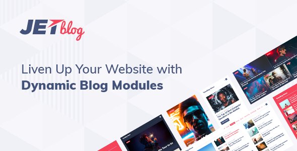 JetBlog v2.2.5 - Blogging Package for Elementor Page Builder
