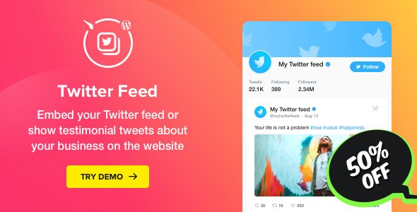 Twitter Feed v1.4.0 - WordPress Twitter Plugin
