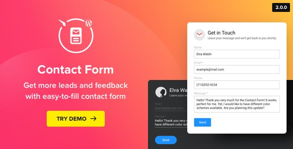 Contact Us Form v2.3.1 - WordPress Contact Form Plugin