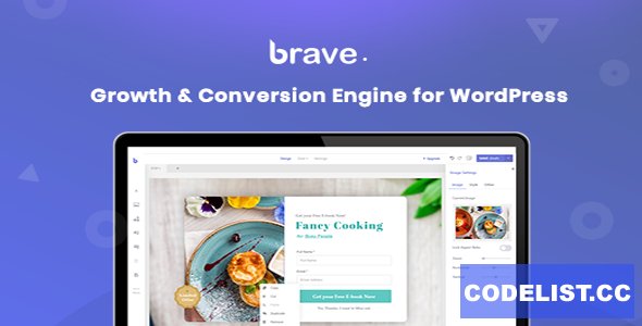 Brave v0.4.8 - Drag n Drop WordPress Popup, Optin, Lead Gen &amp; Survey Builder