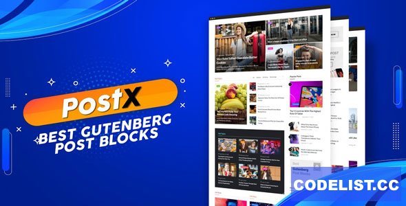 PostX Pro v1.1.6 - Gutenberg Post Blocks