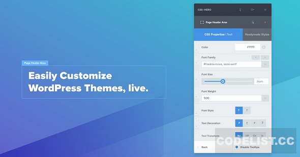 CSSHero v4.1.1 - Live Editor for WordPress