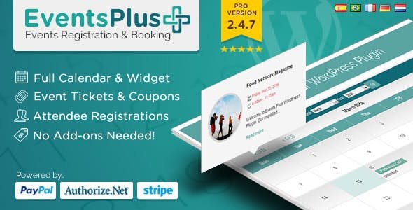 Events Calendar Registration &amp; Booking v2.5.4