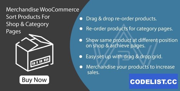 Merchandise WooCommerce v1.0 - Sort Products For Shop &amp; Category Pages