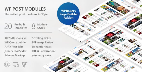 WP Post Modules for NewsPaper and Magazine Layouts v3.4.0
