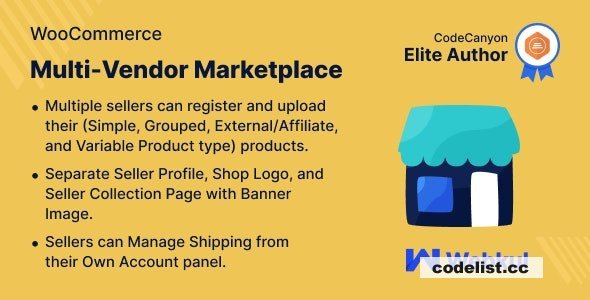WordPress WooCommerce Multi Vendor Marketplace Plugin v5.3.0