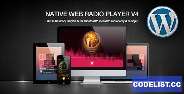 Native Web Radio v5.21.04.16 - Player WordPress Plugin