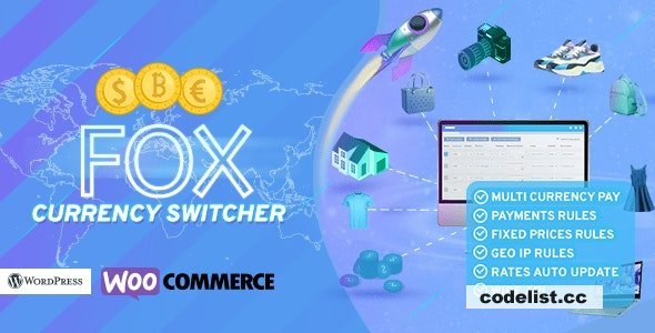 FOX v2.4.1 - Currency Switcher Professional for WooCommerce