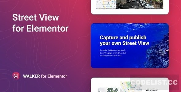 Walker v1.1.3 - Google Street View for Elementor