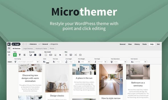 MicroThemer v6.2.1.5 - WordPress CSS Editor