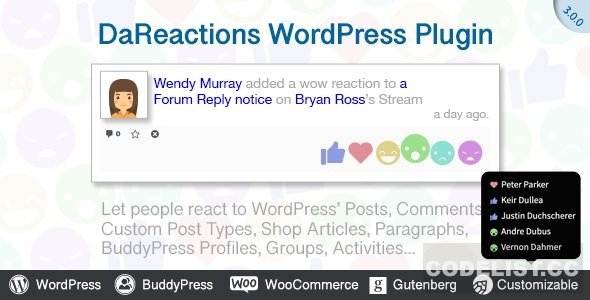 Reactions WordPress Plugin v3.15.0