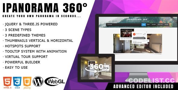 iPanorama 360° v1.7.0 - Virtual Tour Builder for WordPress