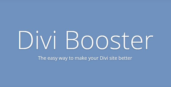Divi Booster v4.3.0