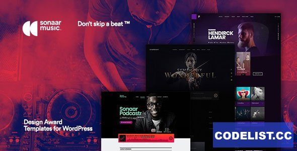 Sonaar MP3 Music Player PRO v4.7