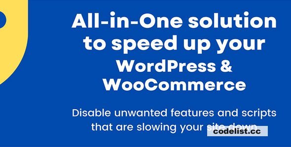 Disable Bloat for WordPress & WooCommerce PRO v3.4.4
